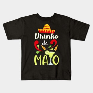 Drinko De Mayo Cinco de Mayo Kids T-Shirt